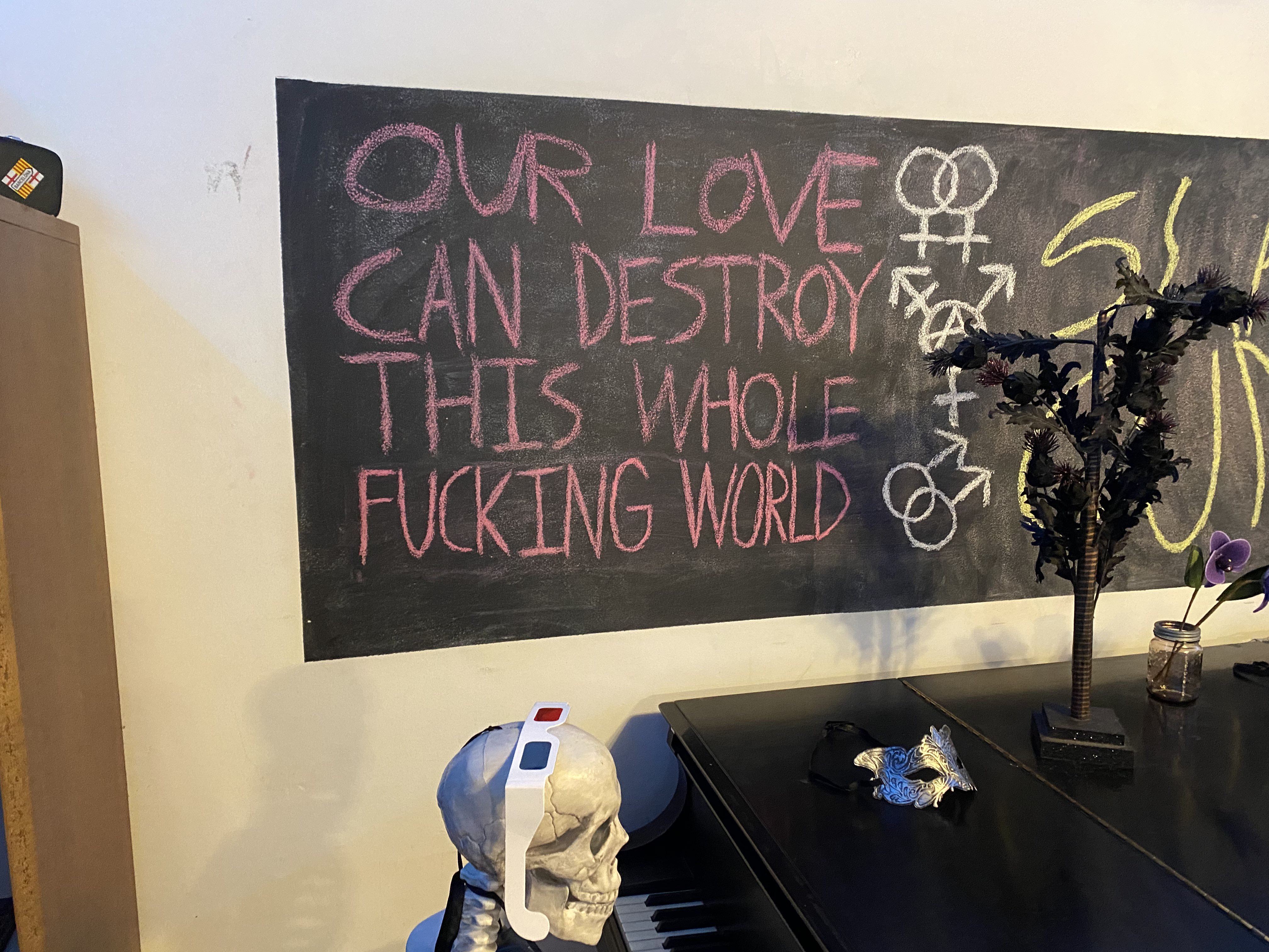 blackboard & skeleton